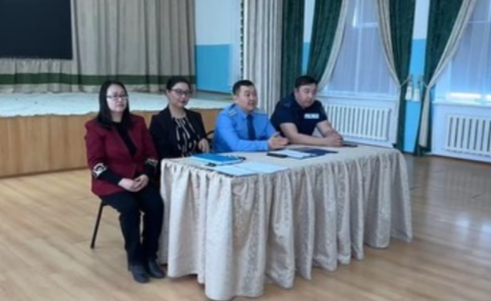 Кәмелетке толмағандар арасындағы қылмыс бойынша түсіндірме жұмыстар.
